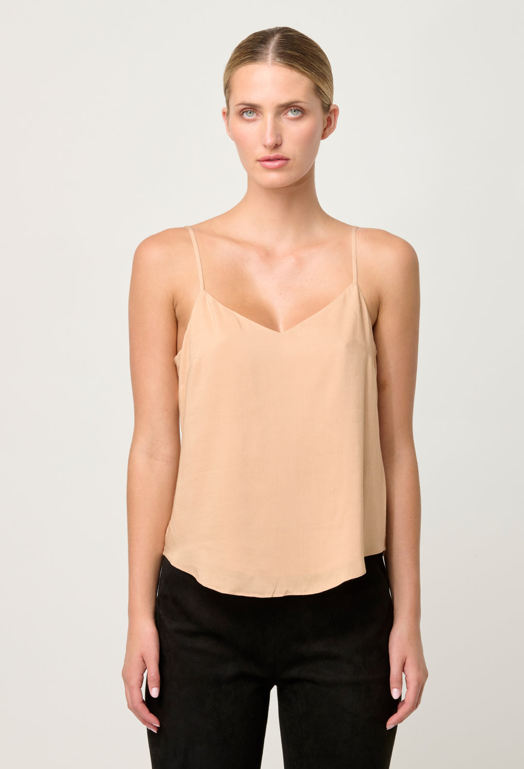 OnceWas Viscose Cami Top in Nude