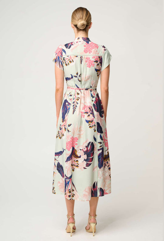 OnceWas Maysa Viscose Dress in Oasis Flora
