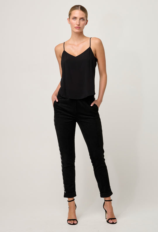 Viscose Cami Top in Black