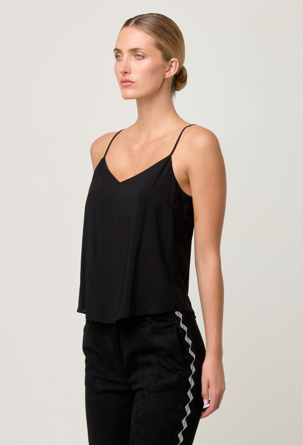 Viscose Cami Top in Black