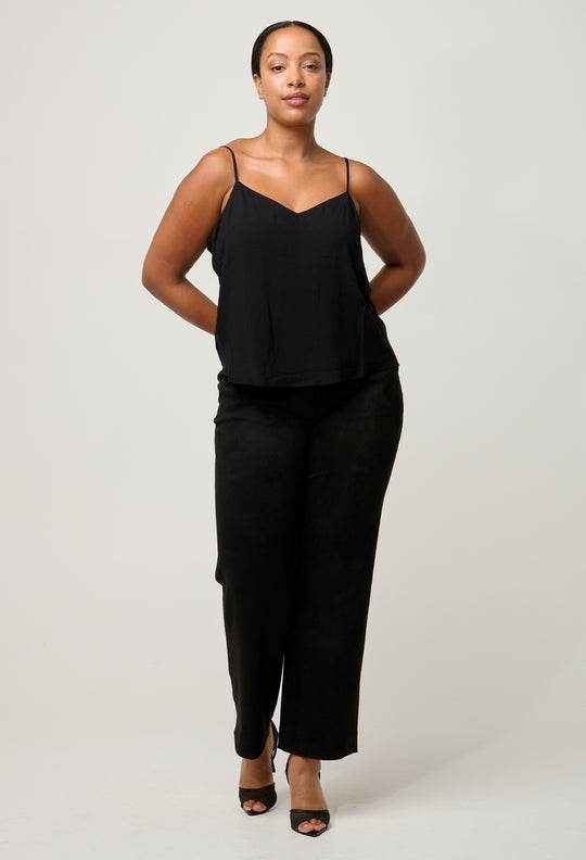 Viscose Cami Top in Black