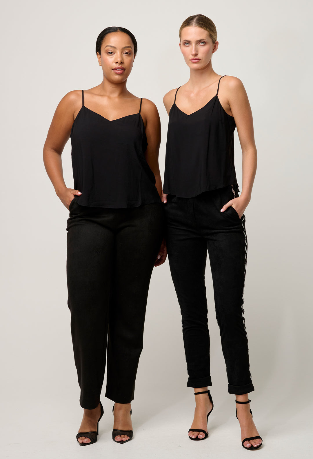 Viscose Cami Top in Black