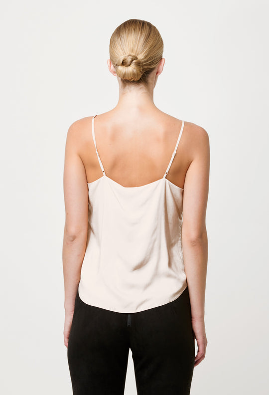 OnceWas Viscose Cami Top in Ivory