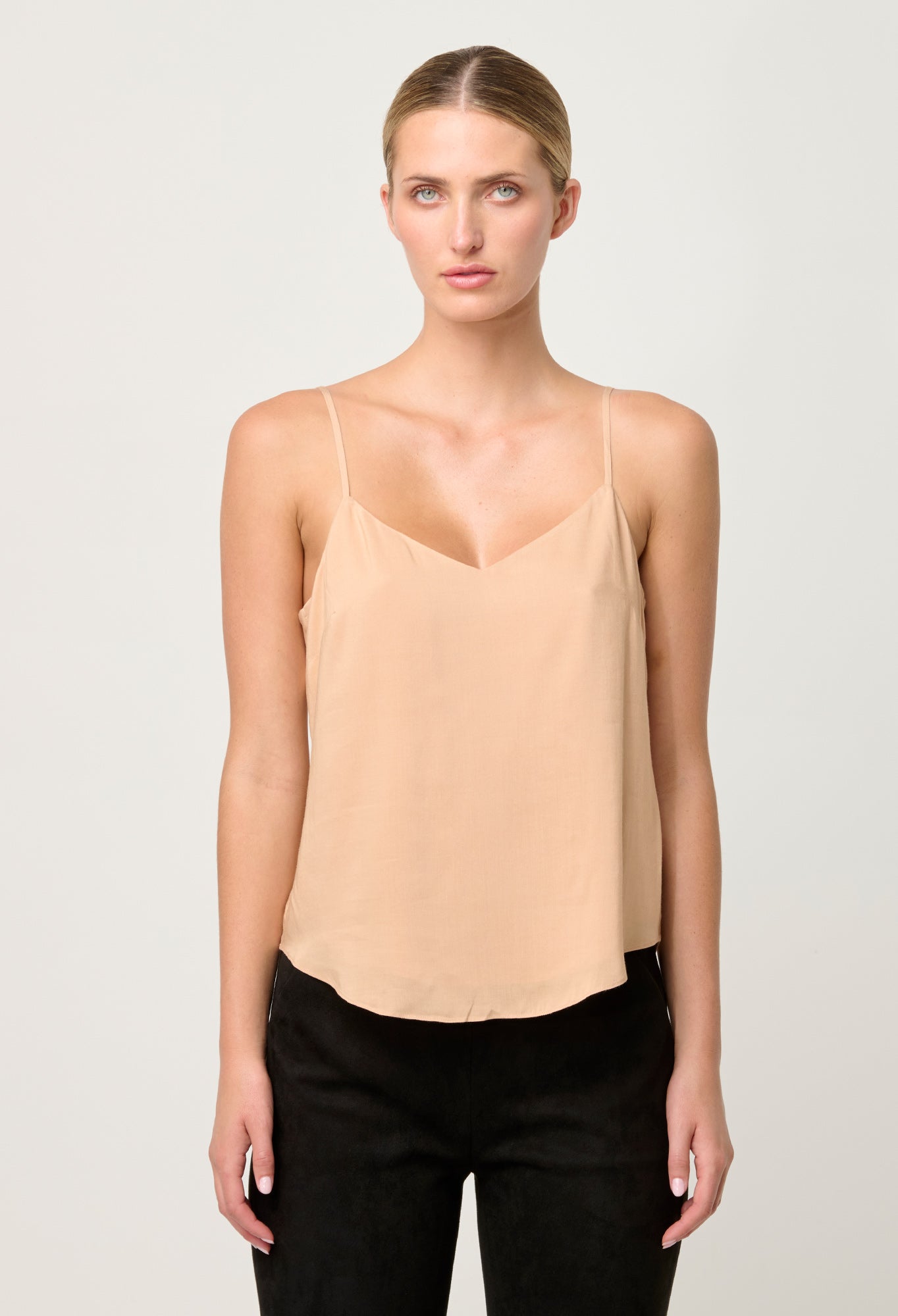OnceWas Viscose Cami Top in Nude