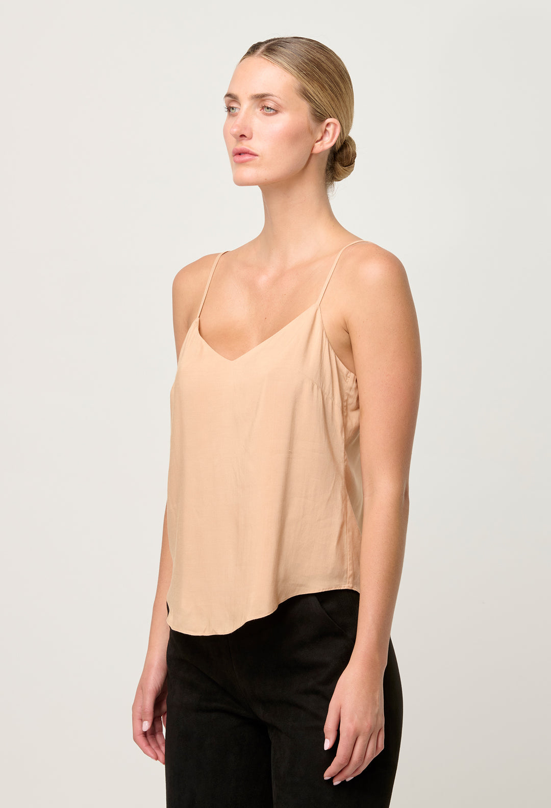 OnceWas Viscose Cami Top in Nude