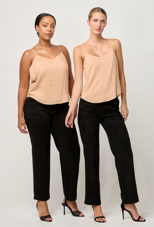 OnceWas Viscose Cami Top in Nude