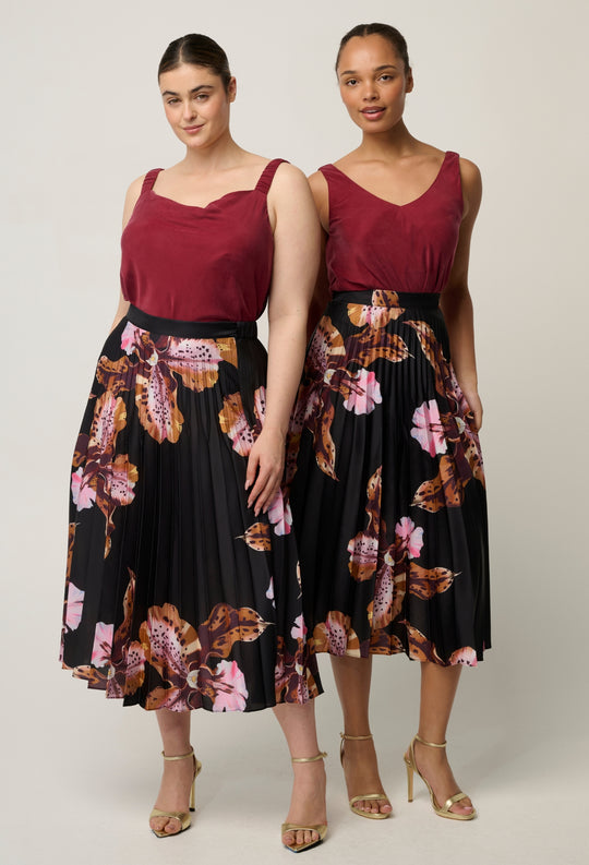 Delray Reversible Cami in Ruby