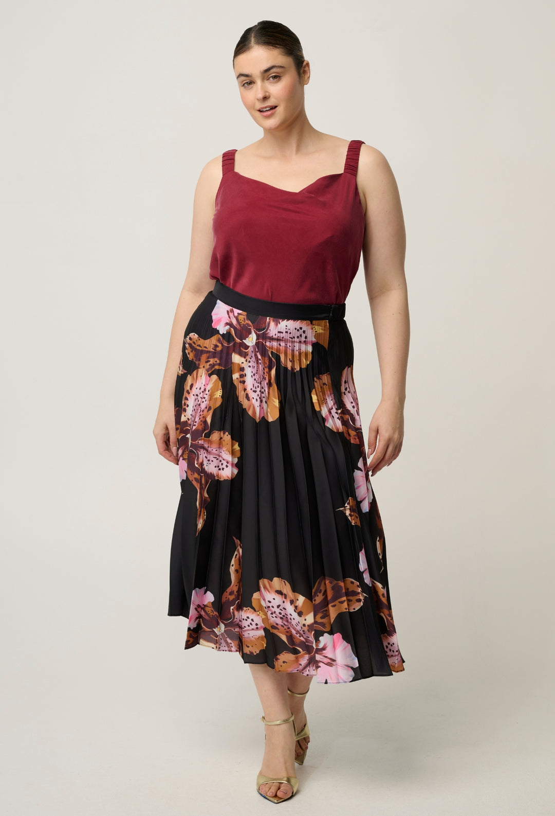 Delray Reversible Cami in Ruby
