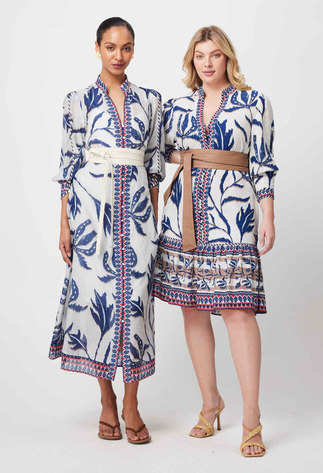 Milton Leather Belt in Ivory