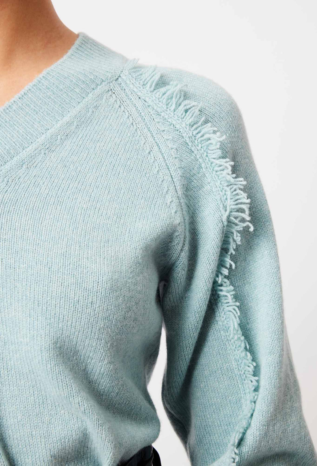 OnceWas Stella Merino Wool Knit in Sky