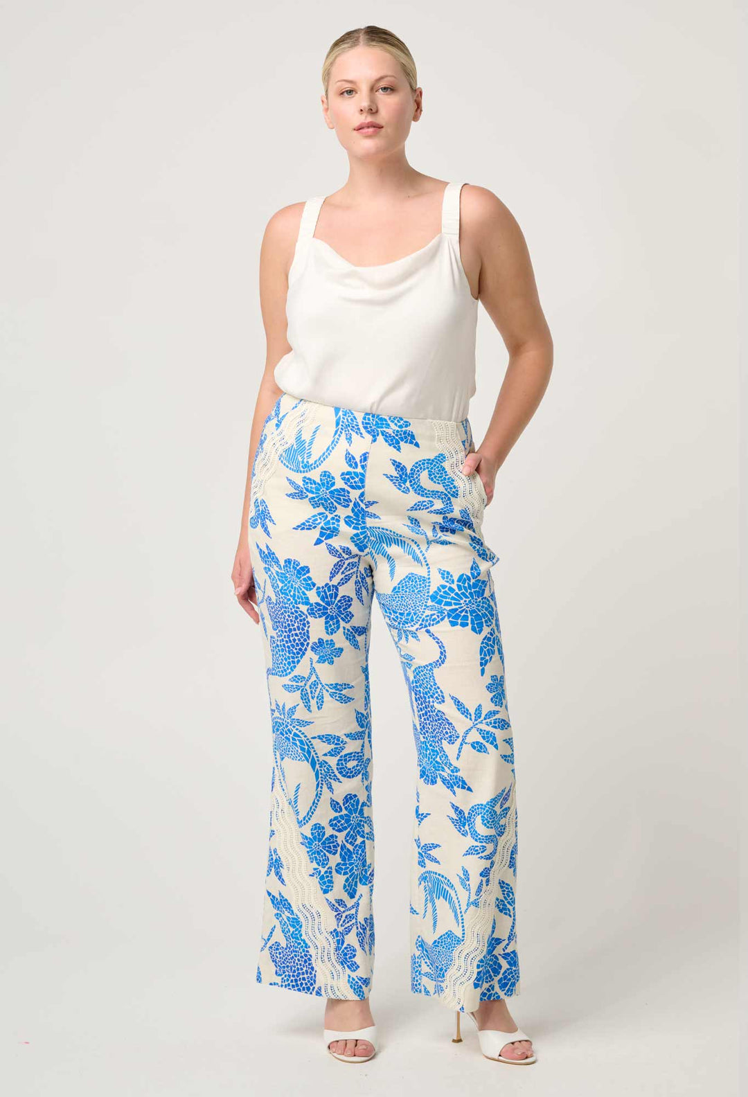 Delray Reversible Cupro Cami in Ivory