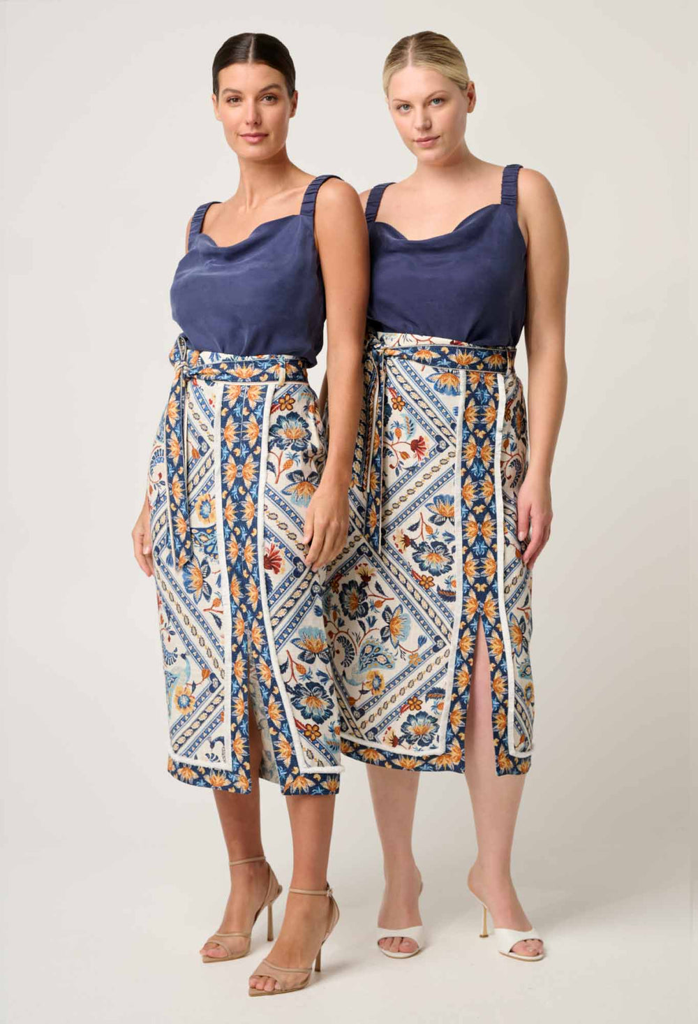 Delray Reversible Cupro Cami in Lapis