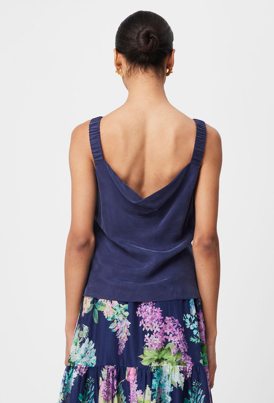 Delray Reversible Cupro Cami in Lapis