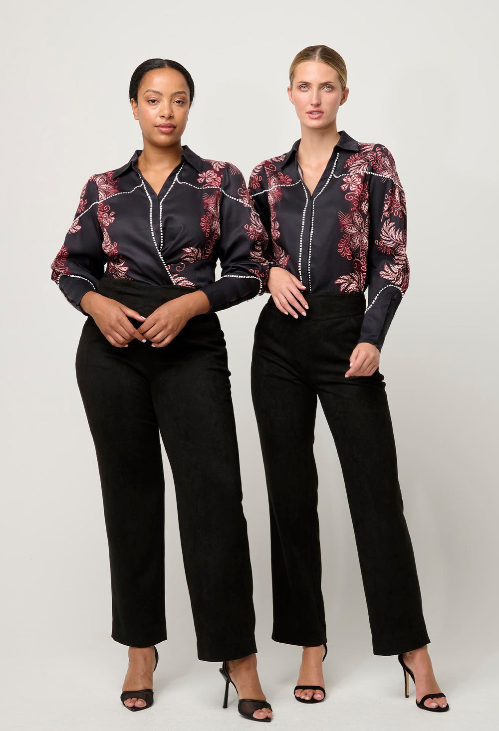 OnceWas Marisol Tencel Twill Shirt in Torera Rosa