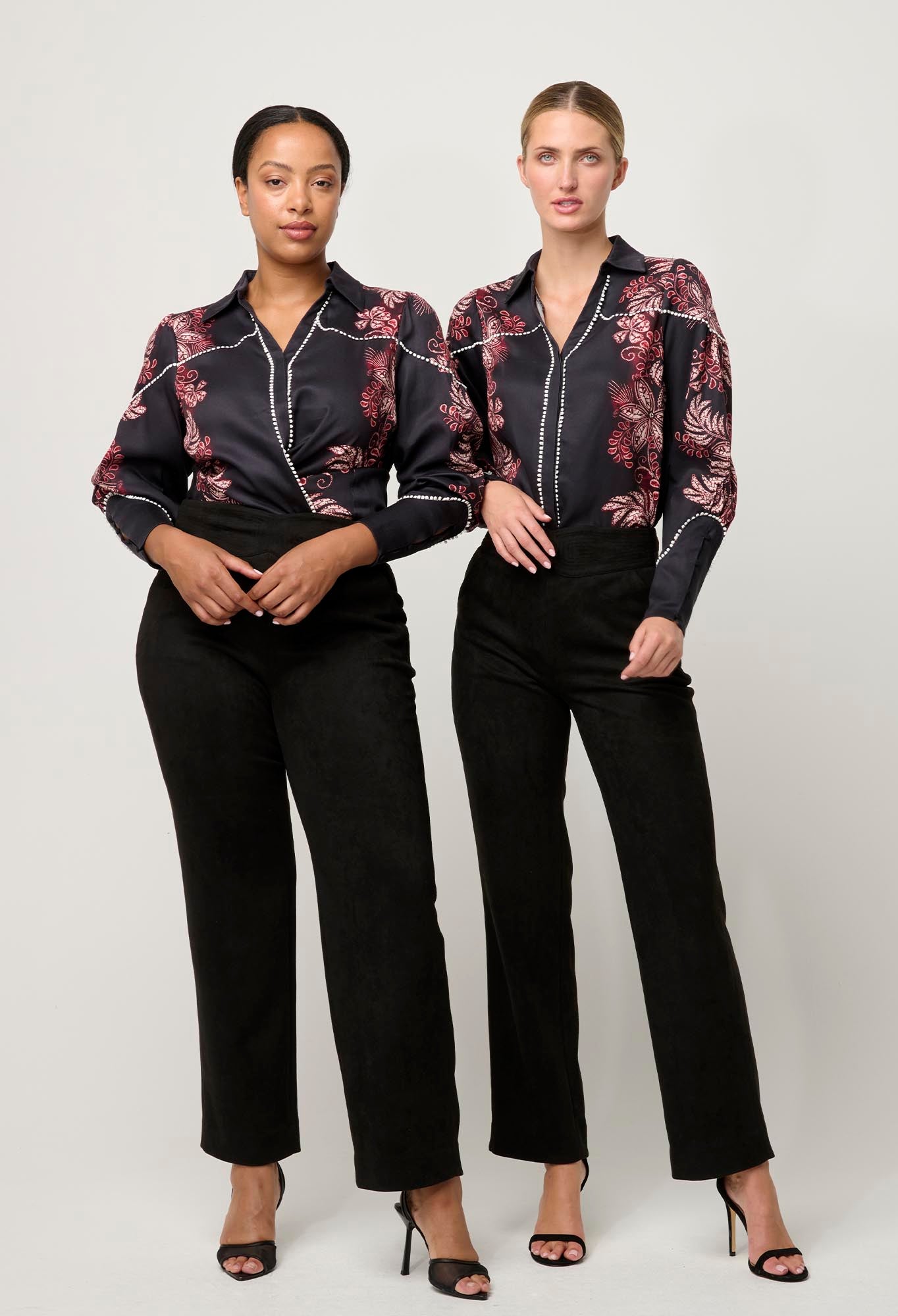 OnceWas Marisol Tencel Twill Shirt in Torera Rosa