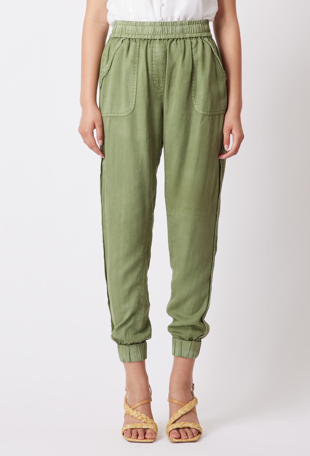 Jolie Tencel Joggers in Sage