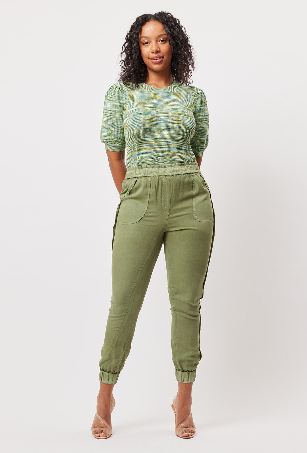 Jolie Tencel Joggers in Sage