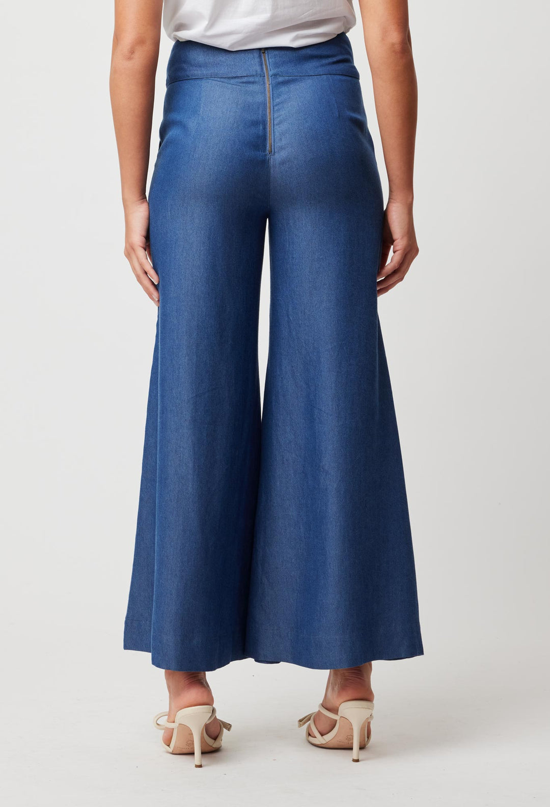 OnceWas Panama Tencel Pant in Dark Denim