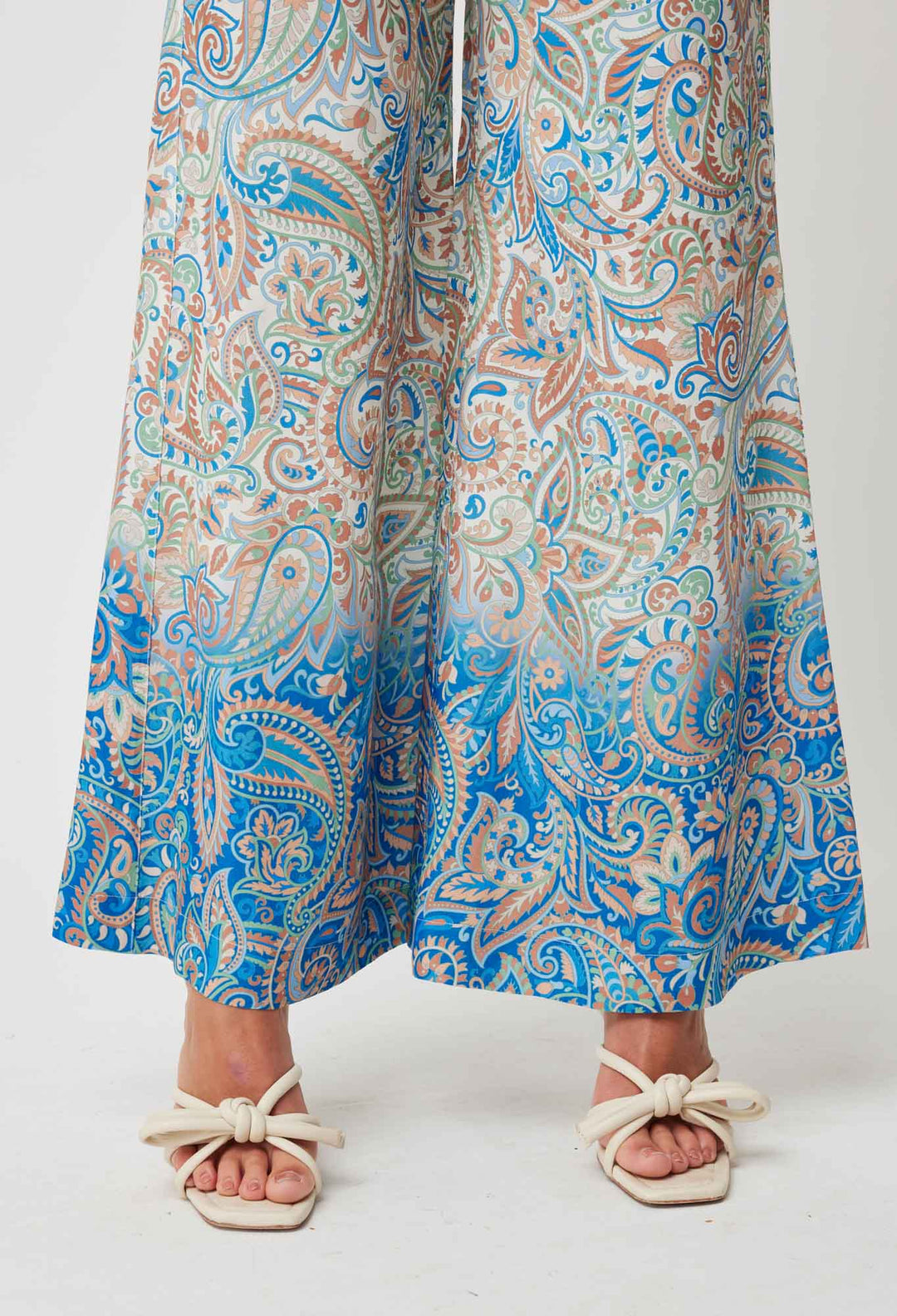 OnceWas Positano Viscose Pant in Capri Paisley Print