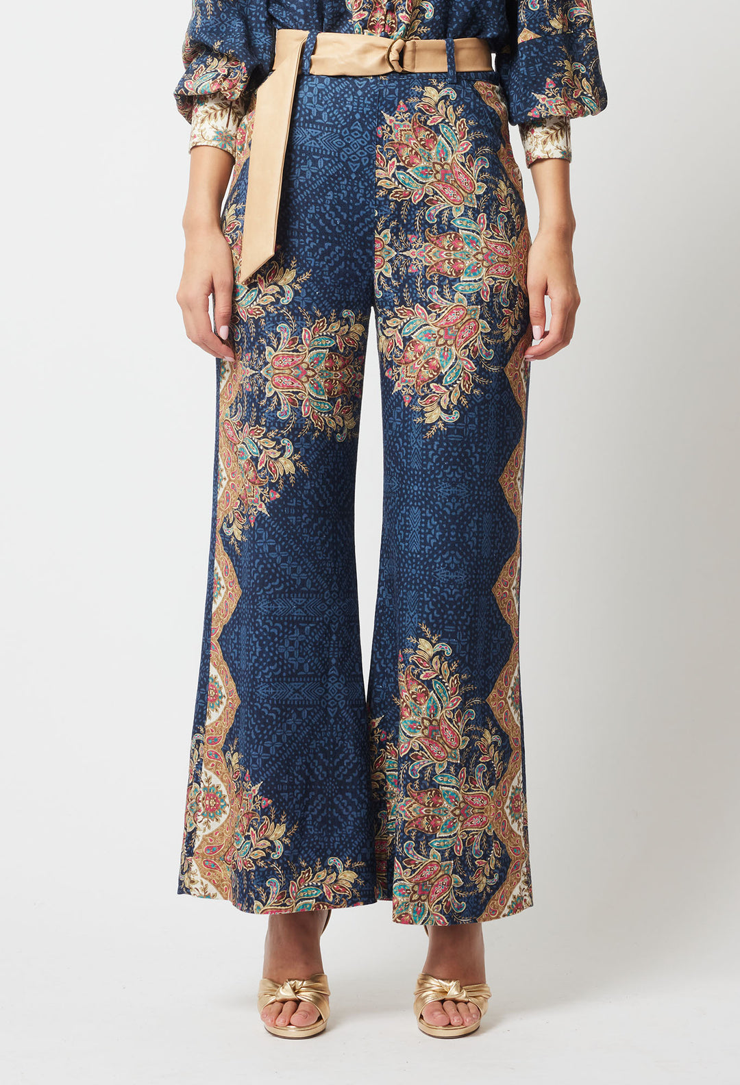 OnceWas Imperial Linen Viscose Pant in Oriental PrintOnceWas Imperial Linen Viscose Pant in Oriental Print