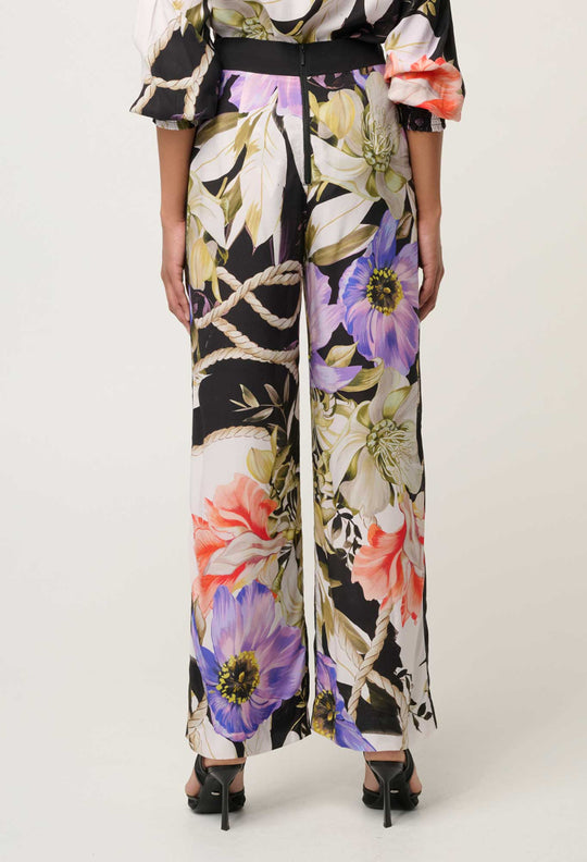Sorrel Wide Leg Pant in Tangled Blossom