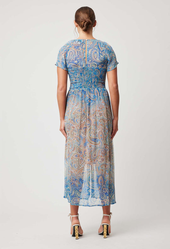 OnceWas Rio Viscose Dress in Capri Paisley Print