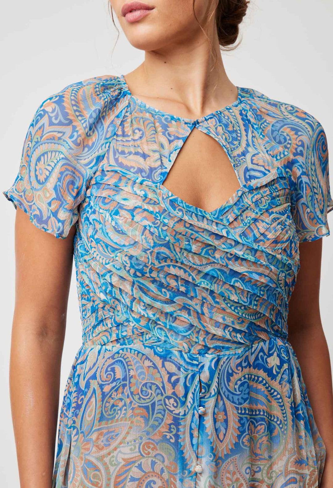 OnceWas Rio Viscose Dress in Capri Paisley Print