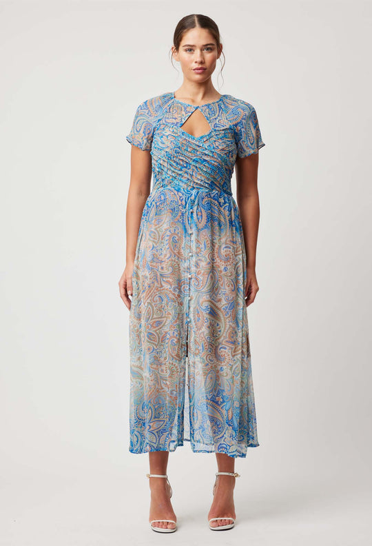 OnceWas Rio Viscose Dress in Capri Paisley Print