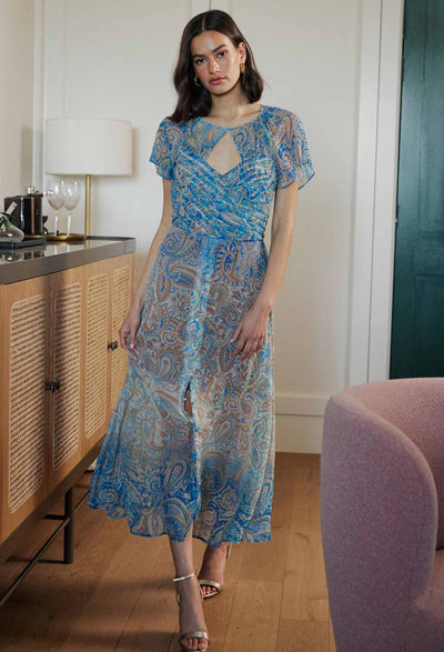 OnceWas Rio Viscose Dress in Capri Paisley Print