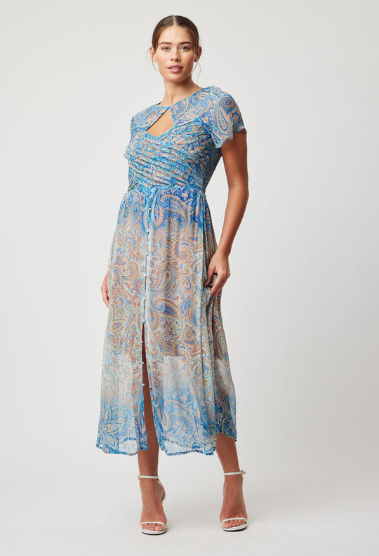 OnceWas Rio Viscose Dress in Capri Paisley Print