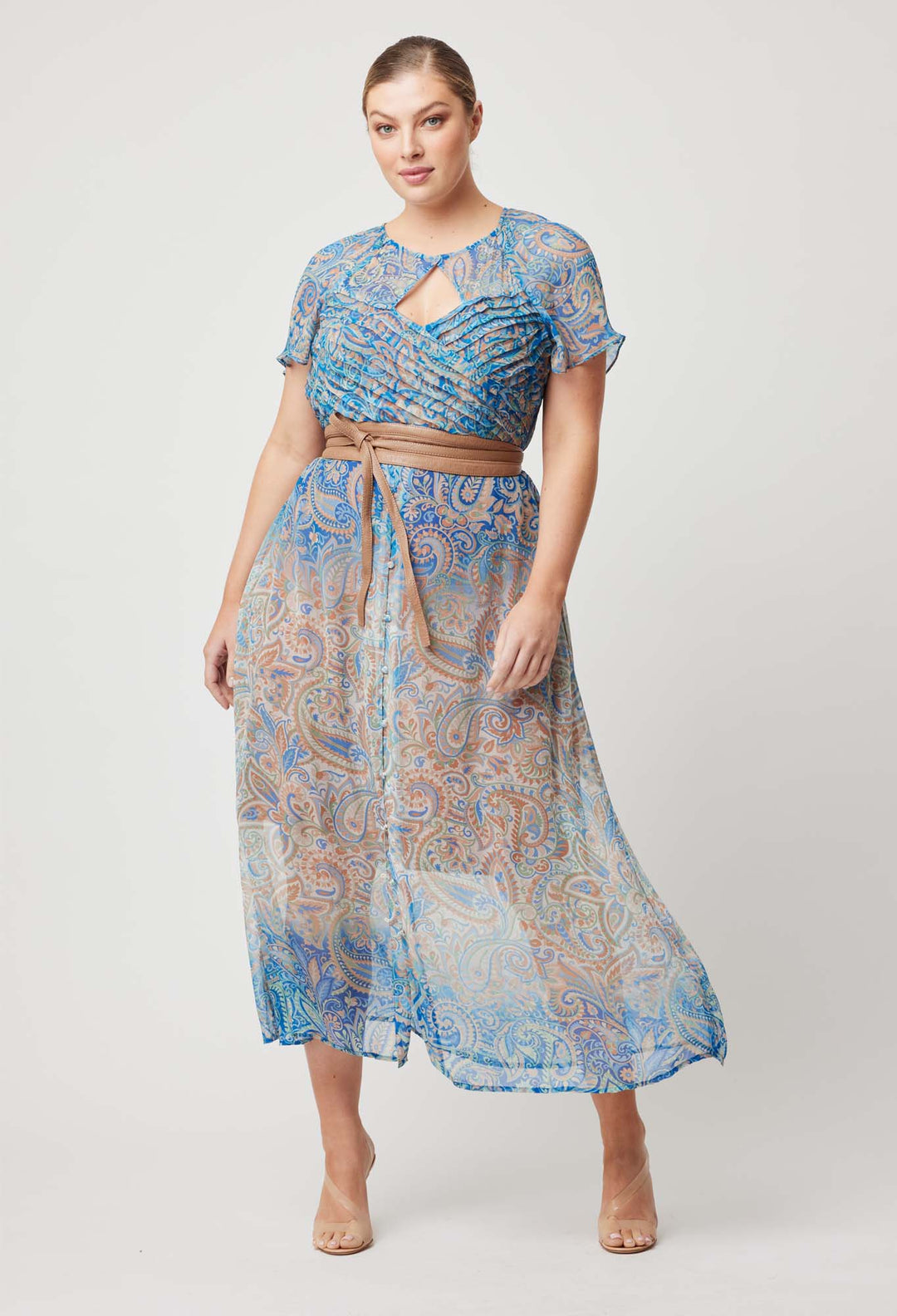 OnceWas Rio Viscose Dress in Capri Paisley Print