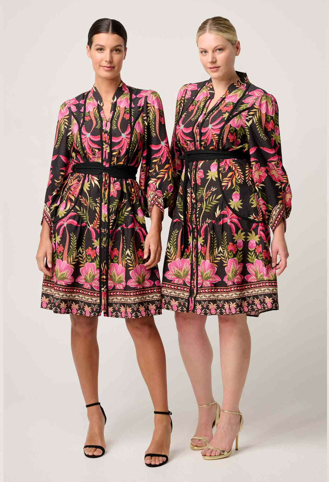 Aurelia  Viscose Lace Dress in Anthos Lótos