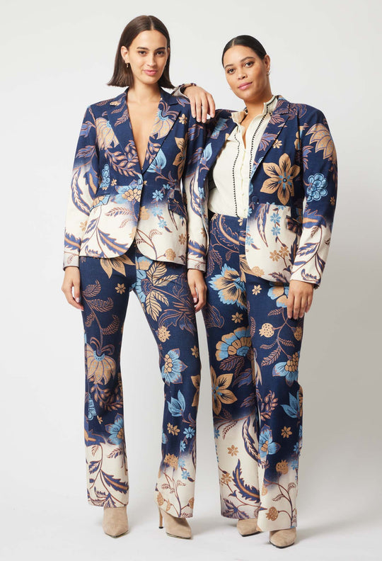 Getty Ponte Pant in Lotus Flower