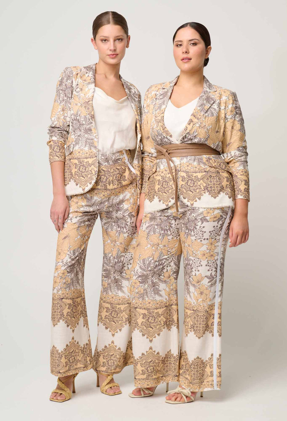 Bahia Linen Viscose Blazer in Golden Mallow