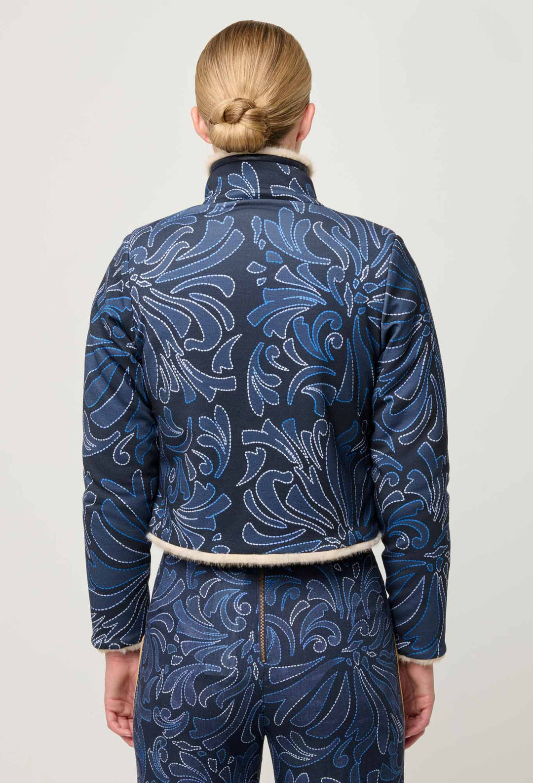 Rylie Reversible Faux Fur Jacket in Altamira & Blanca