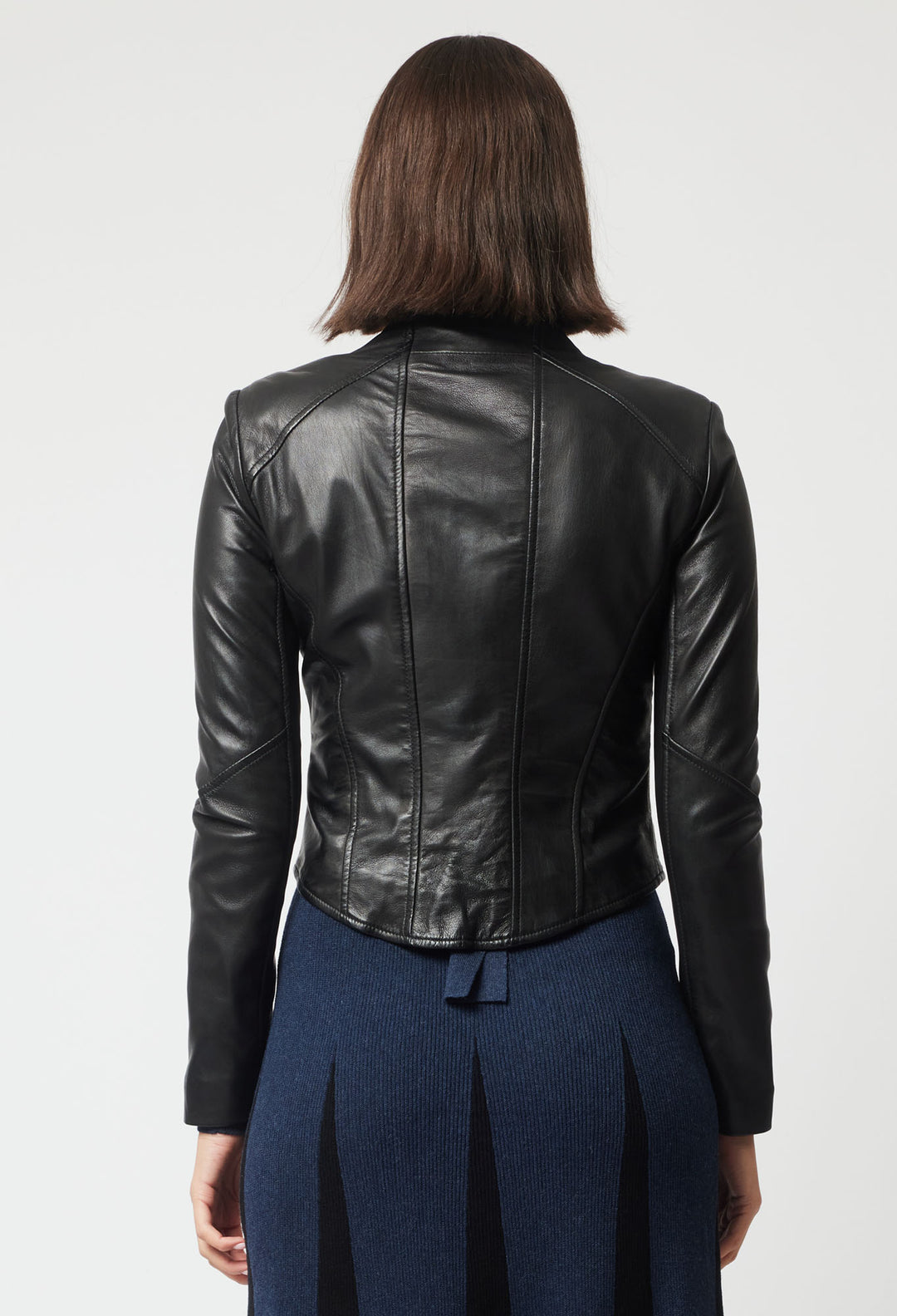 OnceWas Mahal Leather Jacket in Black