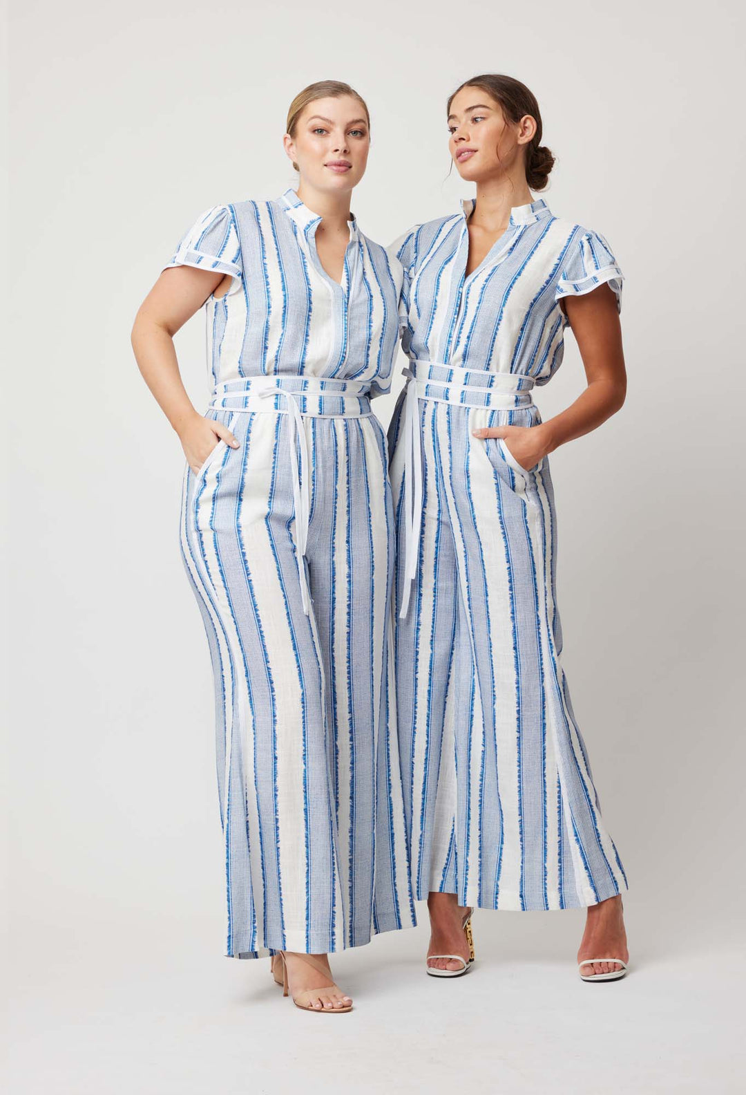 OnceWas Positano Viscose Linen Jumpsuit in Sorrento Jumpsuit