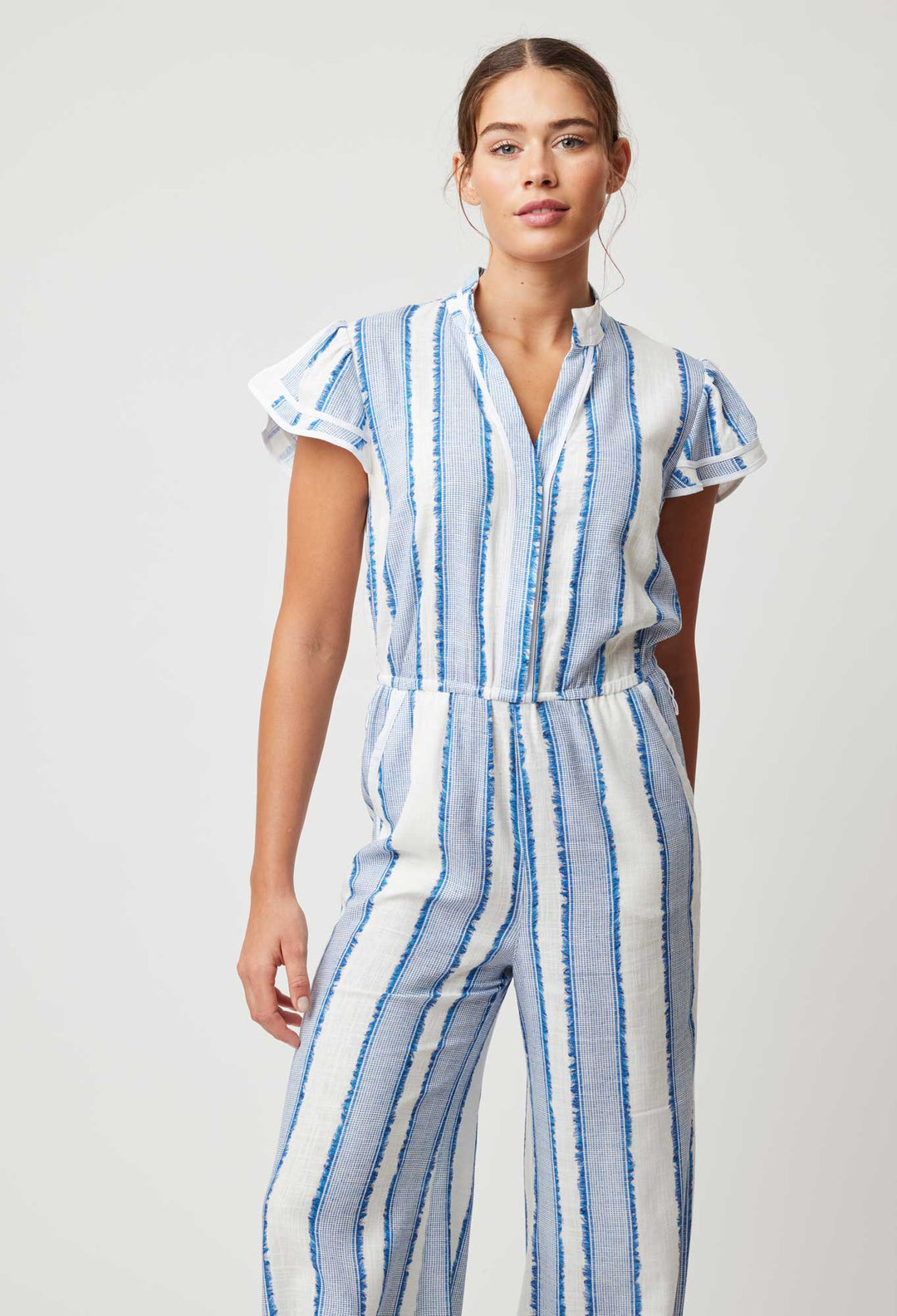 OnceWas Positano Viscose Linen Jumpsuit in Sorrento Jumpsuit