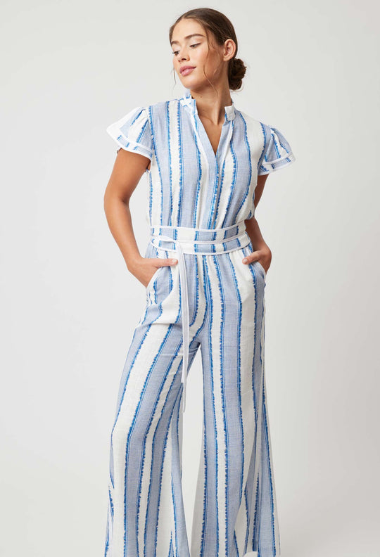 OnceWas Positano Viscose Linen Jumpsuit in Sorrento Jumpsuit