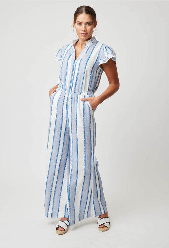 OnceWas Positano Viscose Linen Jumpsuit in Sorrento Jumpsuit