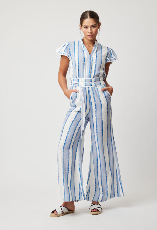 OnceWas Positano Viscose Linen Jumpsuit in Sorrento Jumpsuit