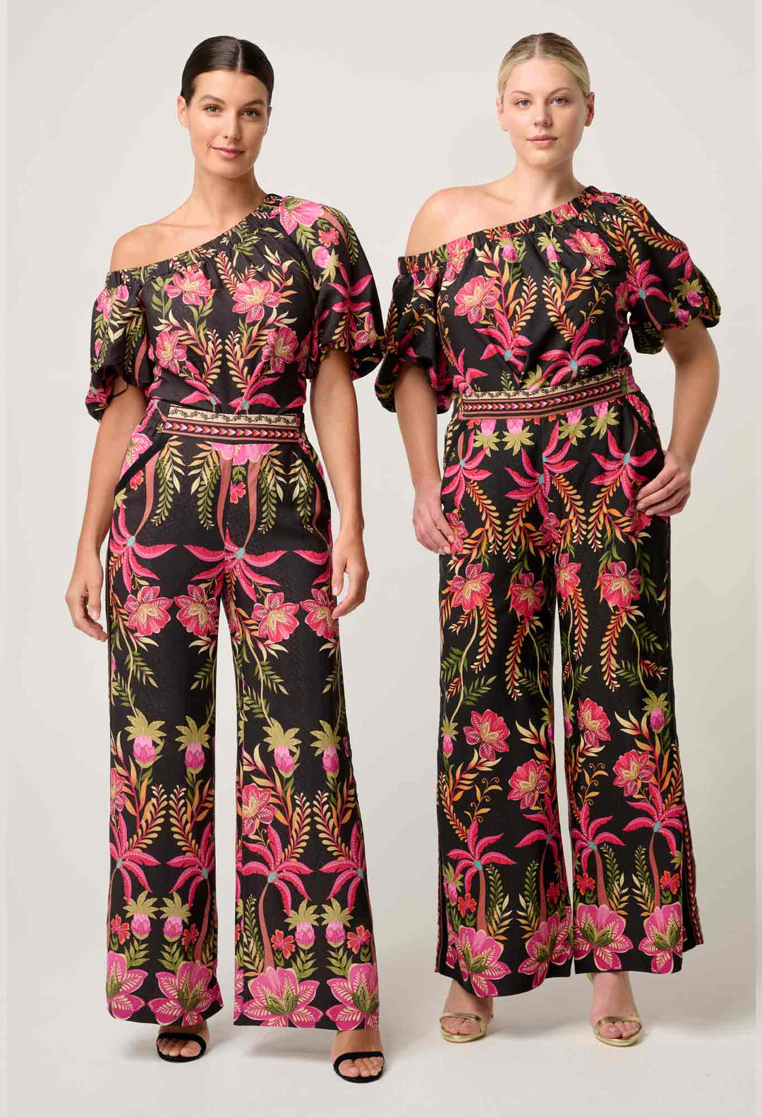 Willow Viscose Dobby Pants in Anthos Lótos