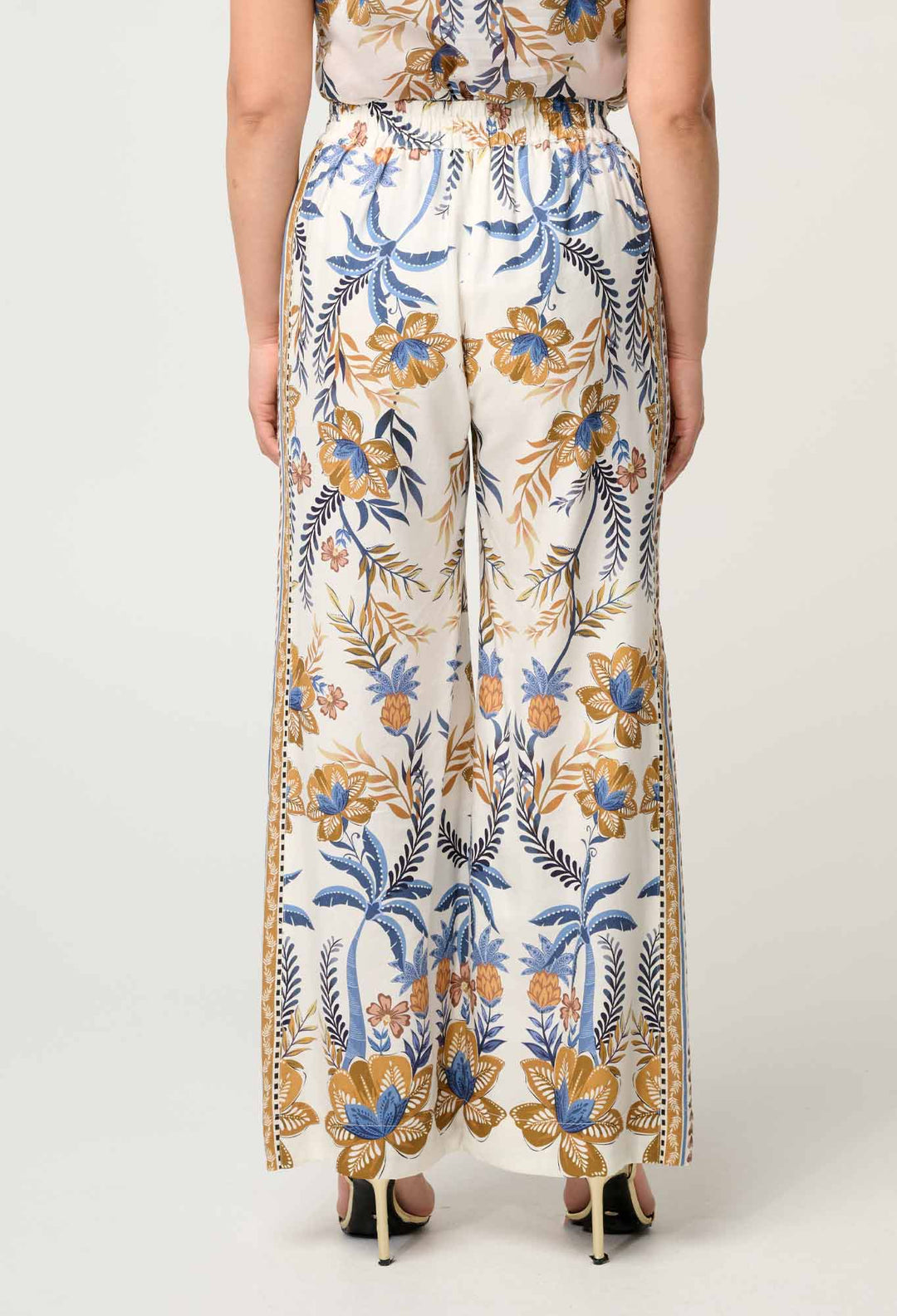 OnceWas PETITE Willow Linen Viscose Pant in Golden Medina