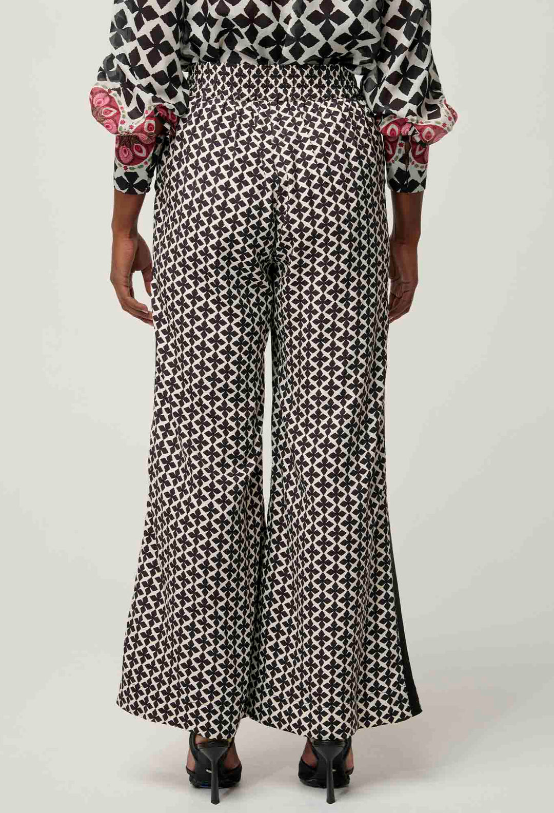 OnceWas PETITE Willow Viscose Dobby Pant in Country Tapestry
