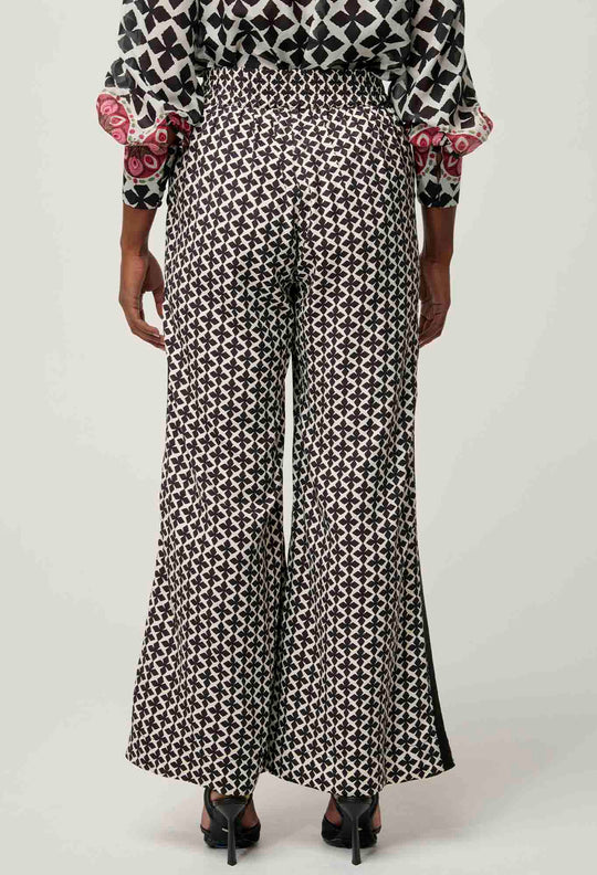 OnceWas PETITE Willow Viscose Dobby Pant in Country Tapestry