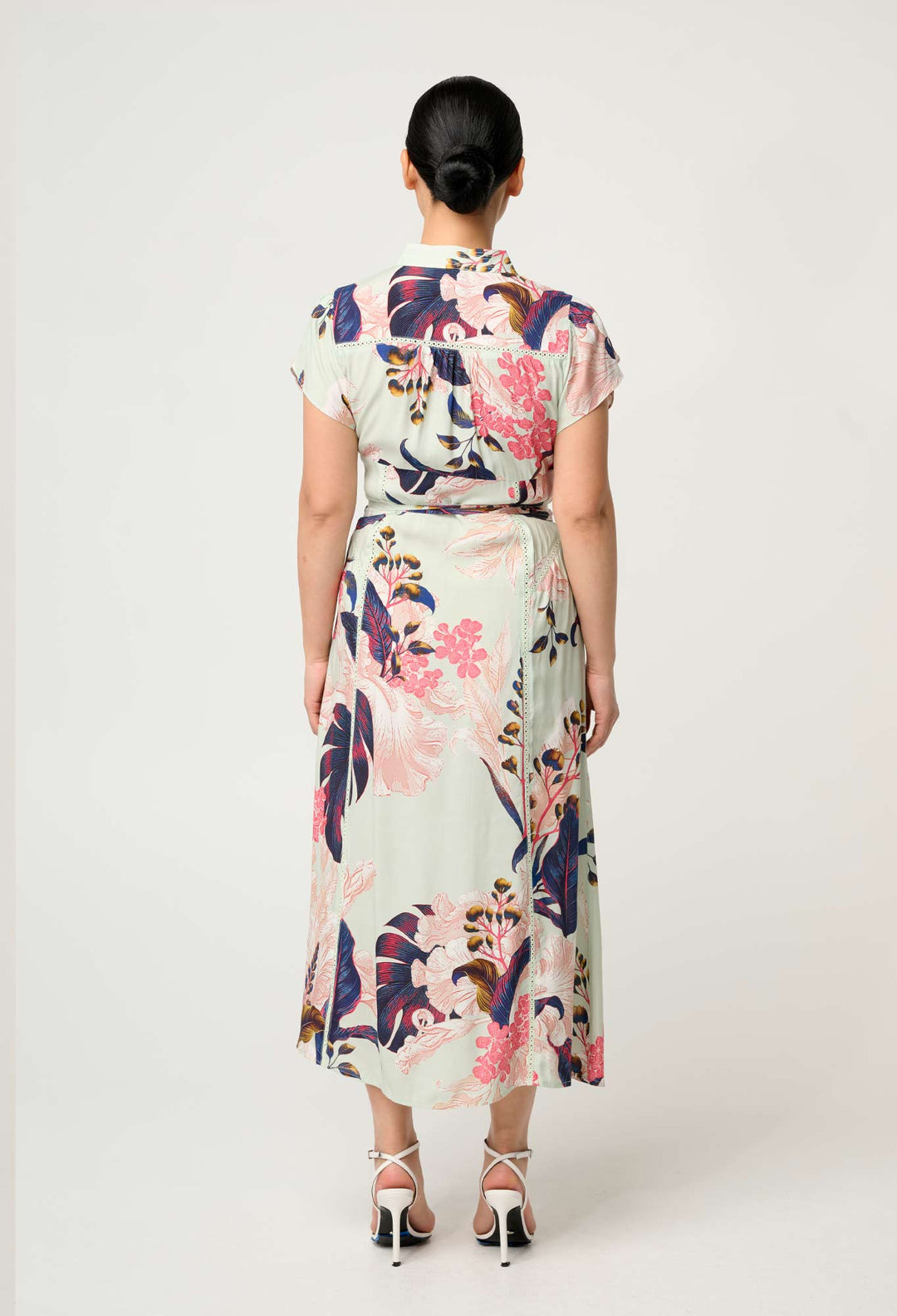 OnceWas PETITE Maysa Viscose Dress in Oasis Flora