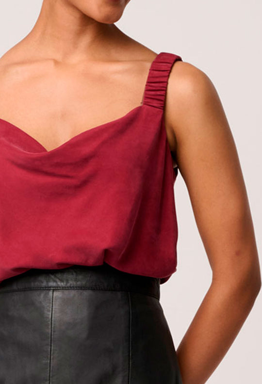 Delray Reversible Cami in Ruby