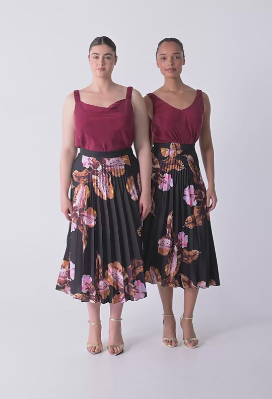 Delray Reversible Cami in Ruby